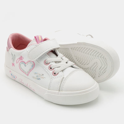 Girls Sneaker 5793B-White Pink