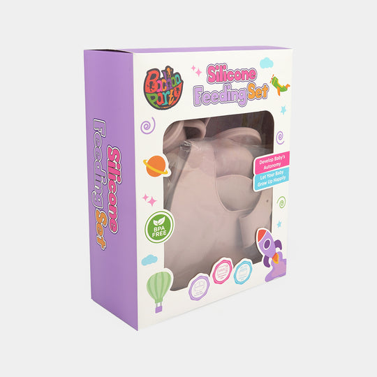 Soft Silicone Baby Feeding Set