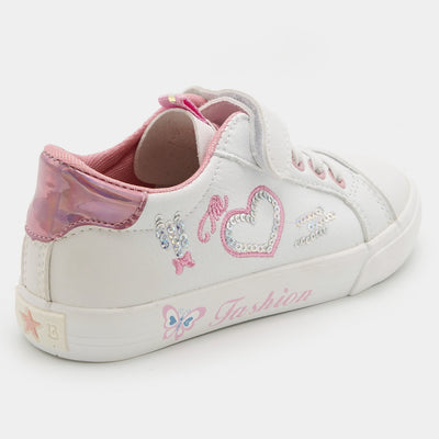 Girls Sneaker 5793B-White Pink