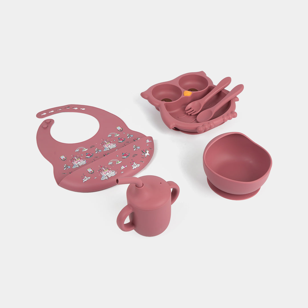 Soft Silicone Baby First Stage Self-Feeding Set