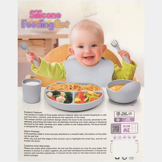 Silicone First Stage Baby Feeding Set