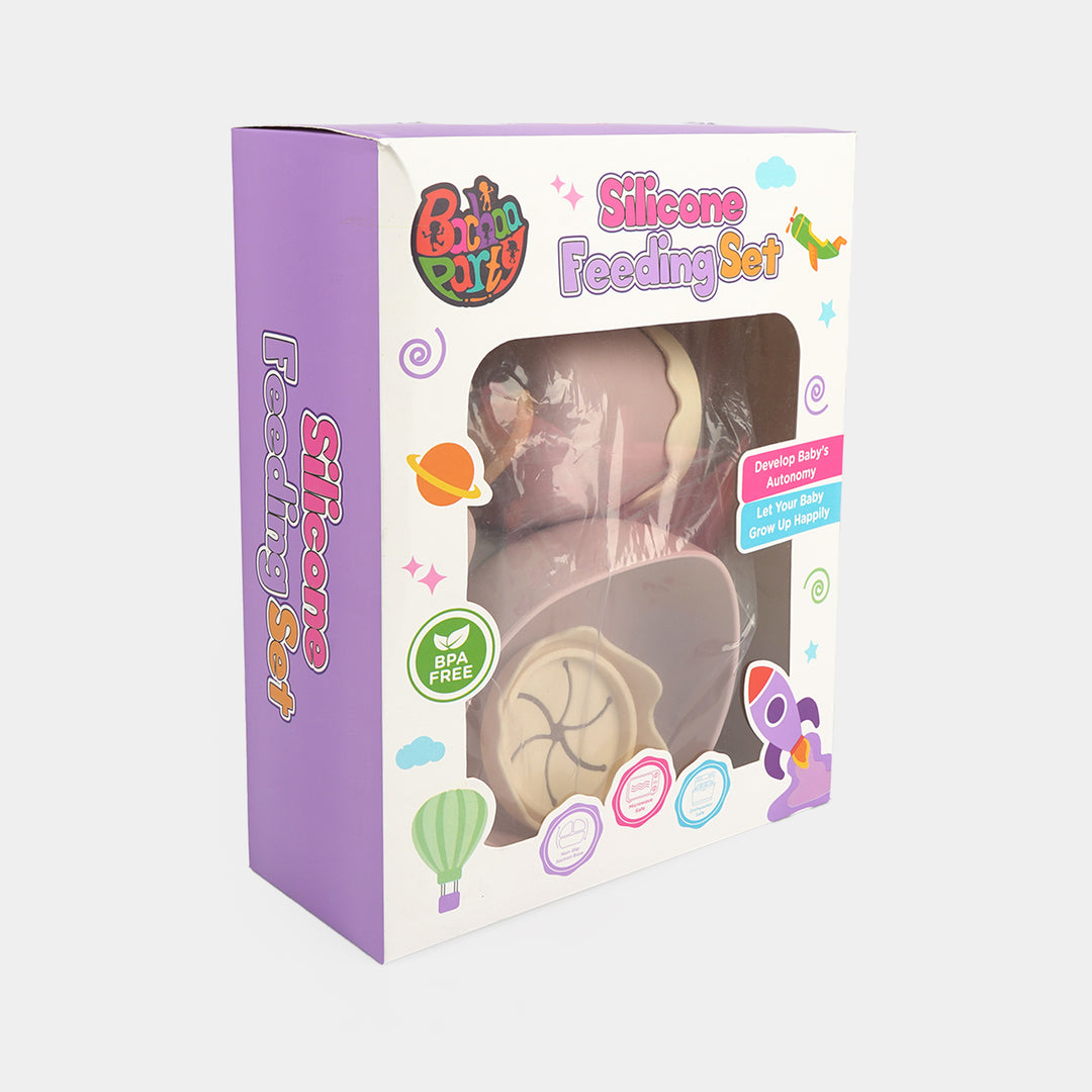 Soft Silicone Baby Feeding Set