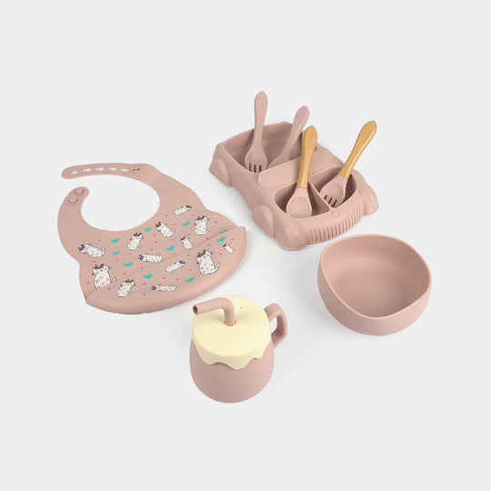 Soft Silicone Baby Feeding Set