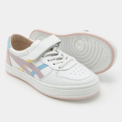 Girls Sneaker 2333-White Pink