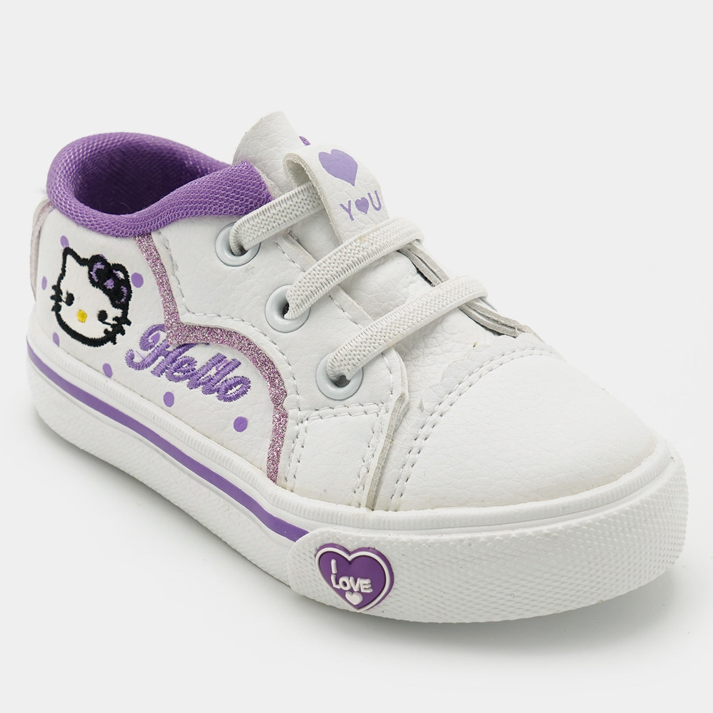 Girls Sneaker 5673C-White/Purple