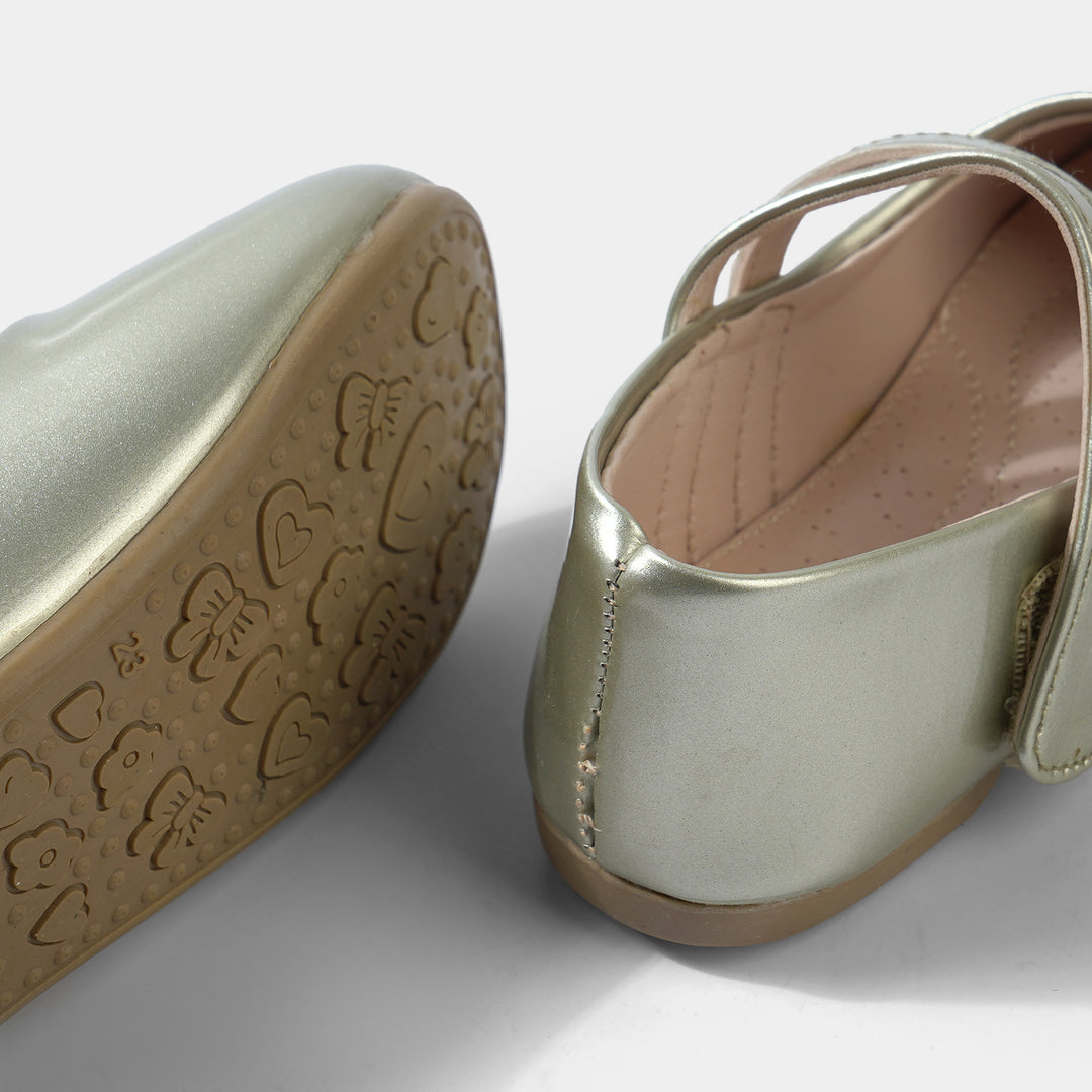 Girls Pumps 11-169-Golden