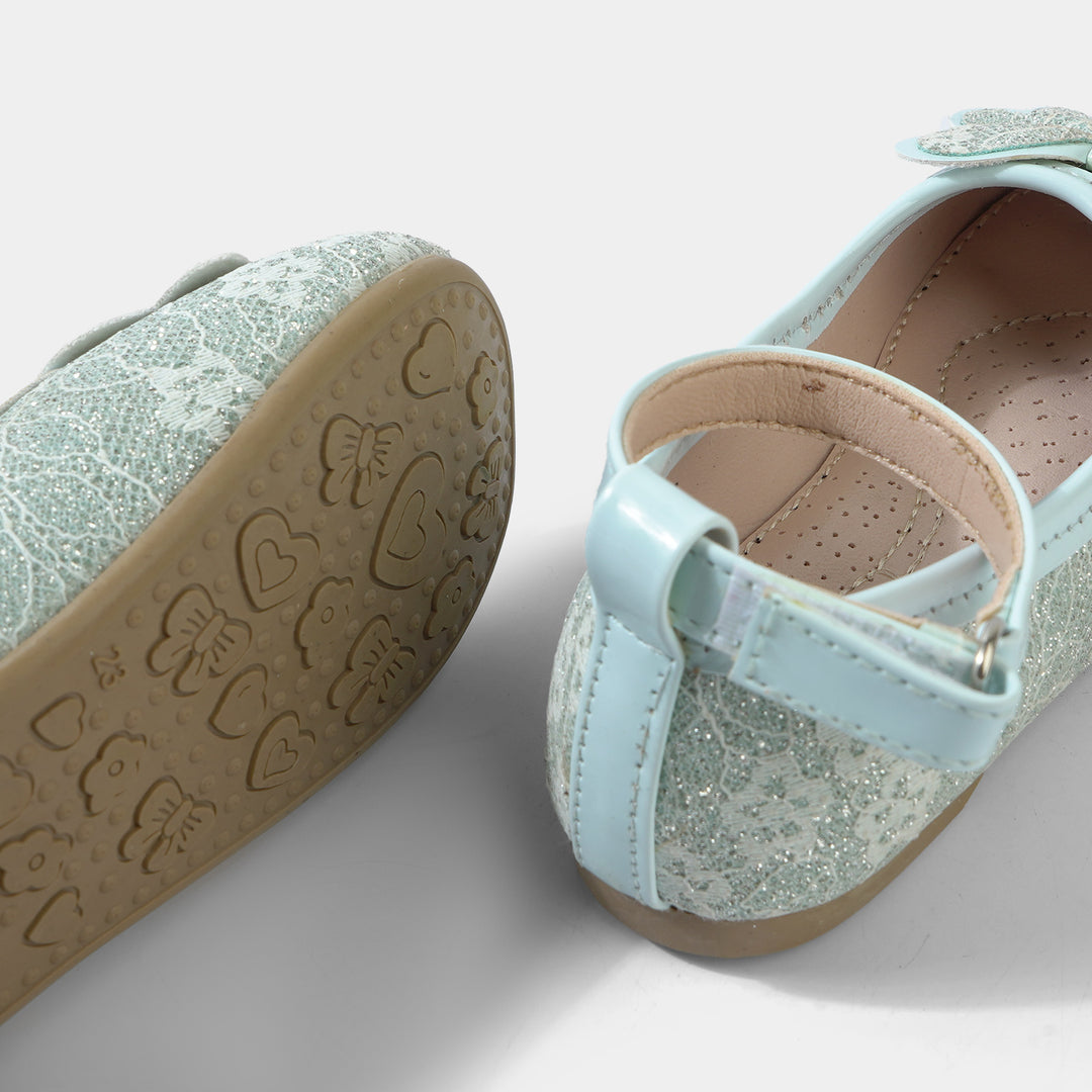 Girls Pumps 11-168-BLUE