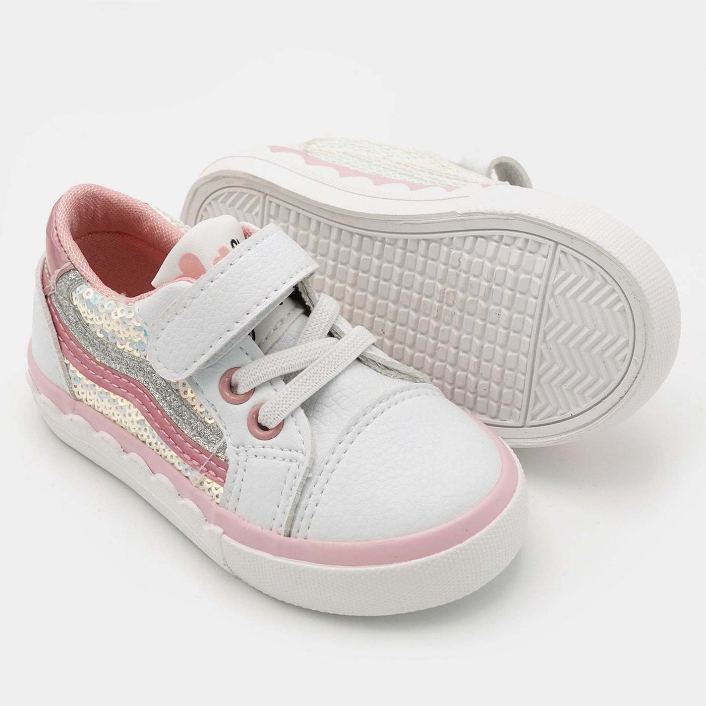 Girls Sneaker 2118C-White Pink