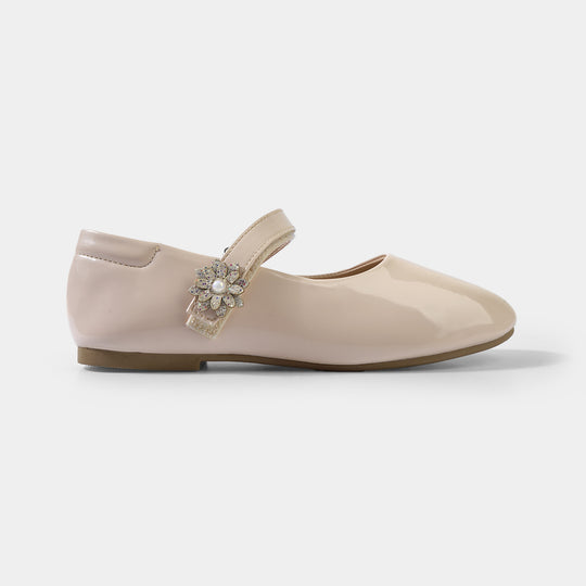 Girls Pumps BS-057-BEIGE