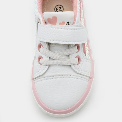 Girls Sneaker 2118C-White Pink