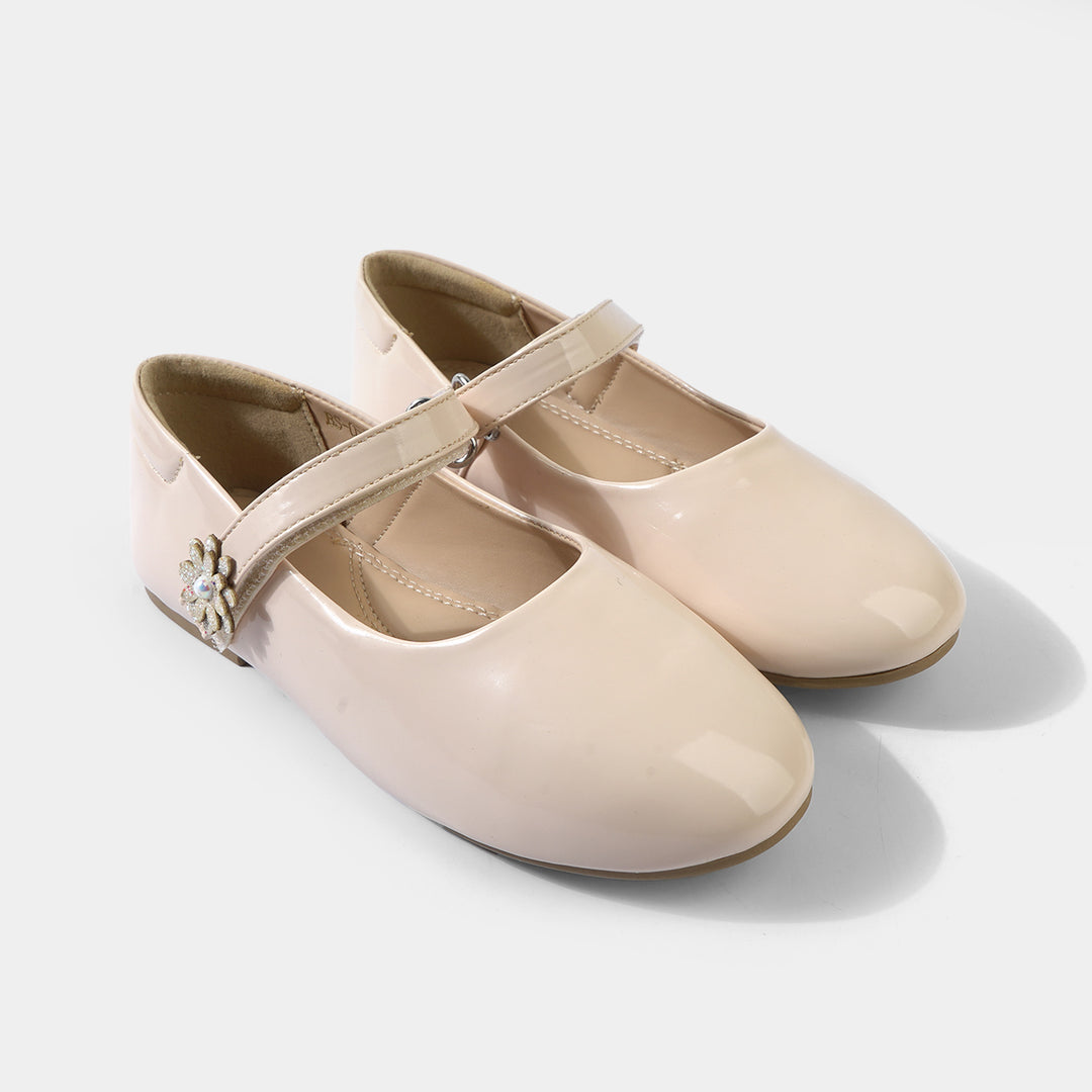 Girls Pumps BS-057-BEIGE