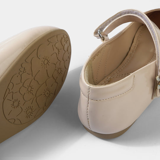 Girls Pumps BS-057-BEIGE
