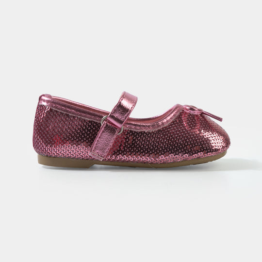 Girls Pumps 11-158-Pink