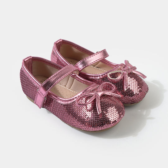 Girls Pumps 11-158-Pink