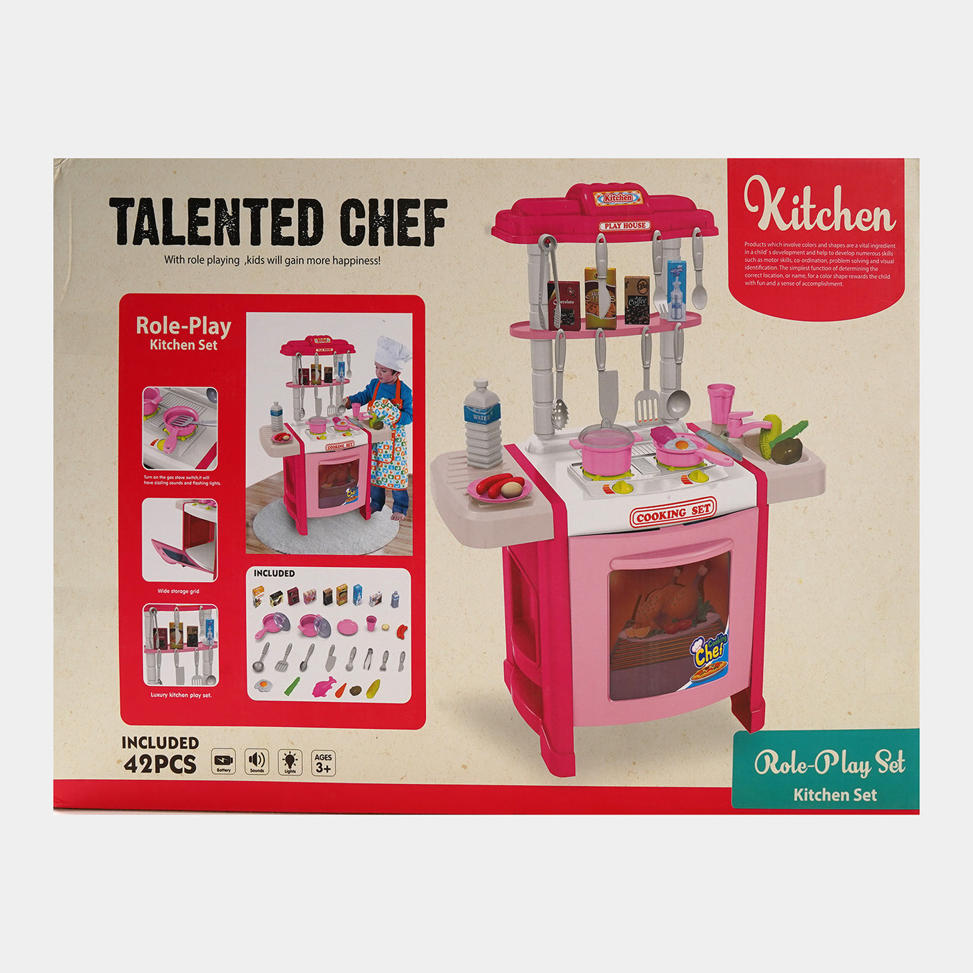 Little Chef Kitchen Set For Kids