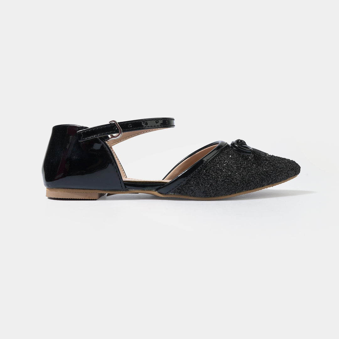 Girls Sling Back MS-04-BLACK
