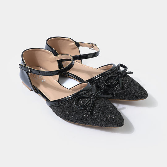 Girls Sling Back MS-04-BLACK