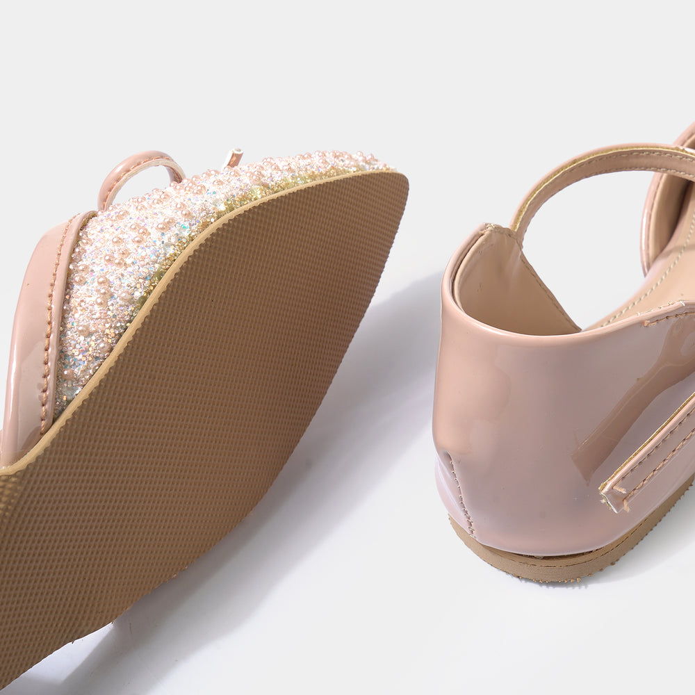 Girls Sling Back MS-04-Peach