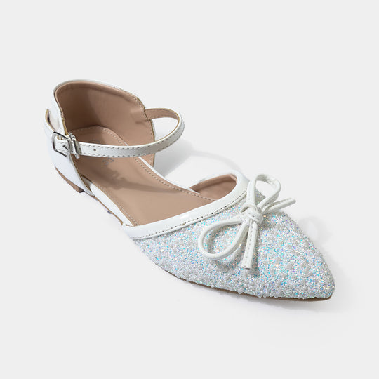 Girls Sling Back MS-04-White