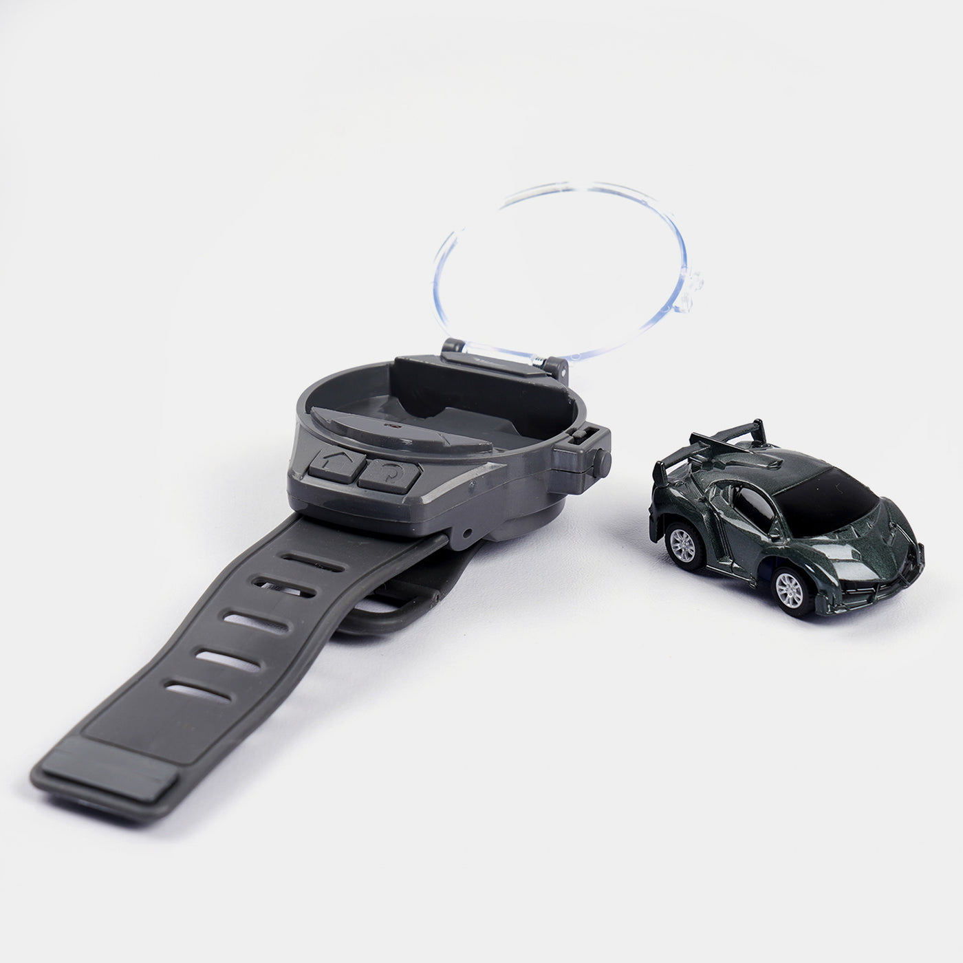 Mini Watch Remote Control Car - Dark Grey