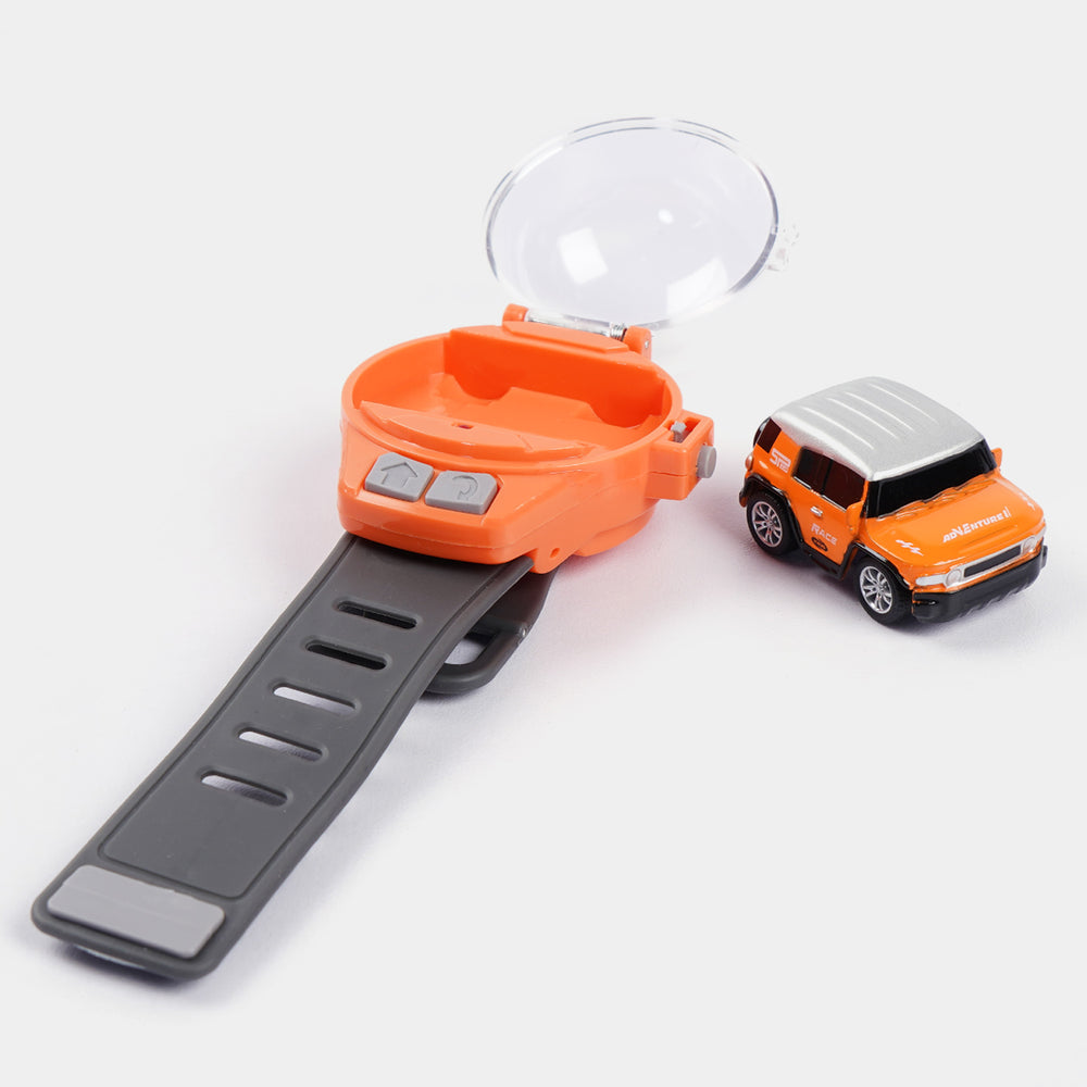 Mini Watch Remote Control Car - Orange