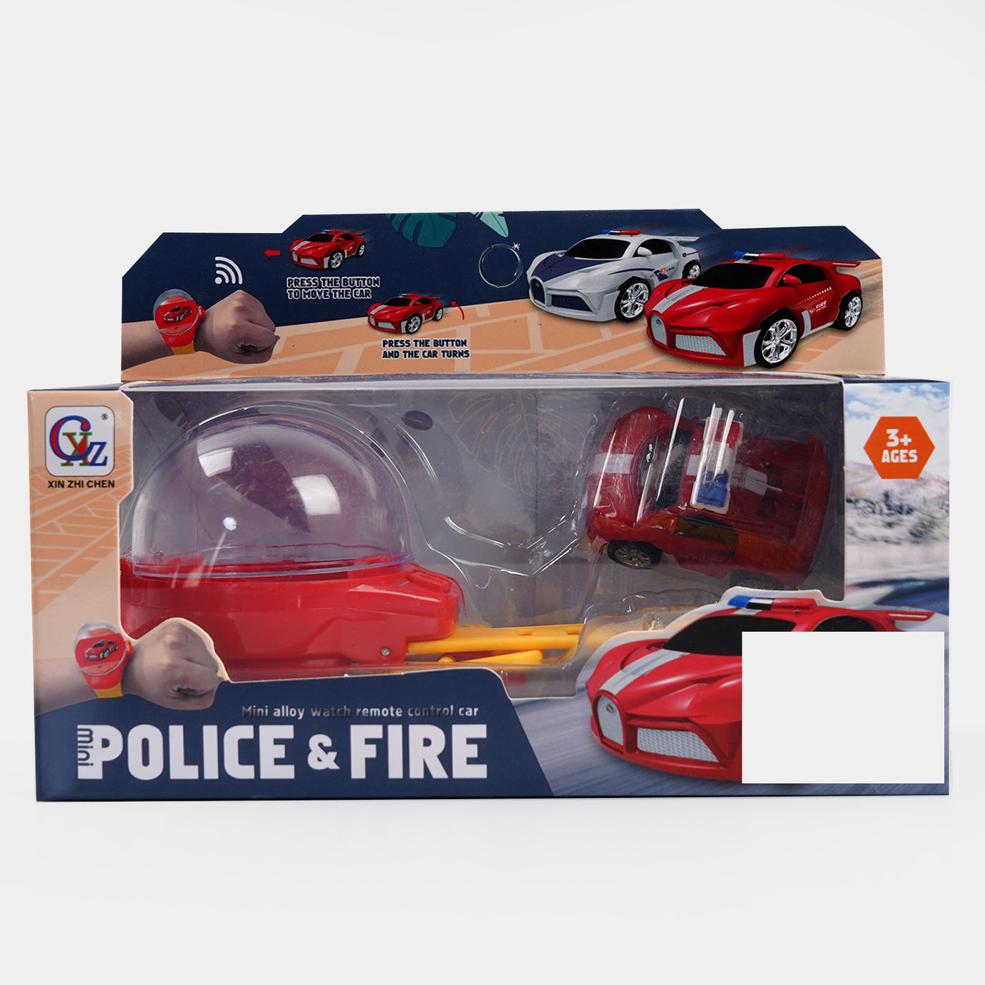 Mini Watch Remote Control Car - Red