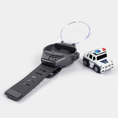 Mini Watch Remote Control Car - White