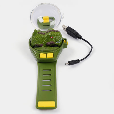 Mini Watch Remote Control Car - Green