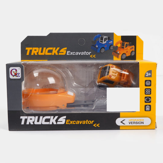 Mini Watch Remote Control Car - Yellow