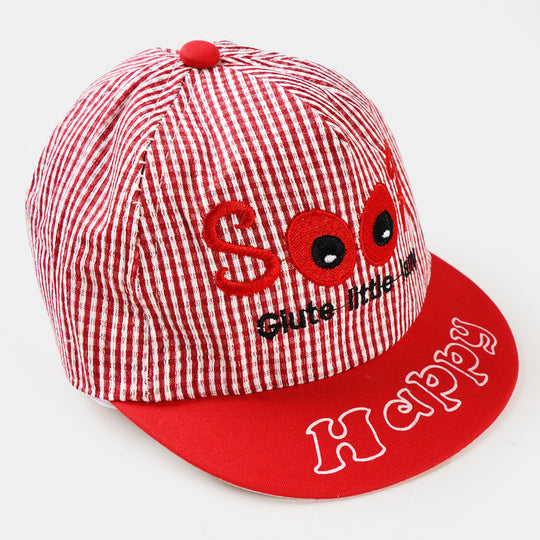 Infant Baby Cap/Hat 6M+ | Red