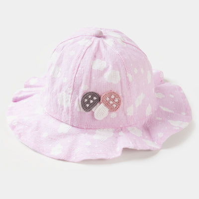 Baby Sun Cap/Hat 9M+ | Light Pink