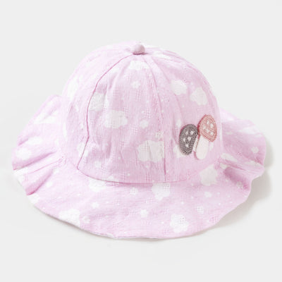 Baby Sun Cap/Hat 9M+ | Light Pink