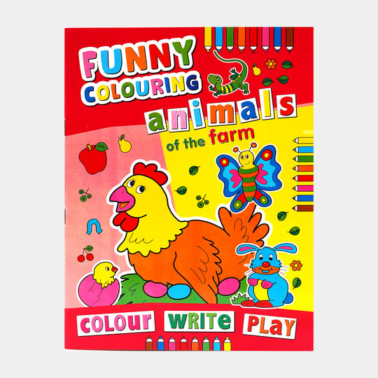 Kids Book Funny Coloring Animal Of Fun