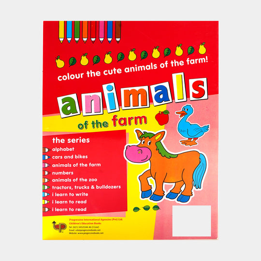 Kids Book Funny Coloring Animal Of Fun