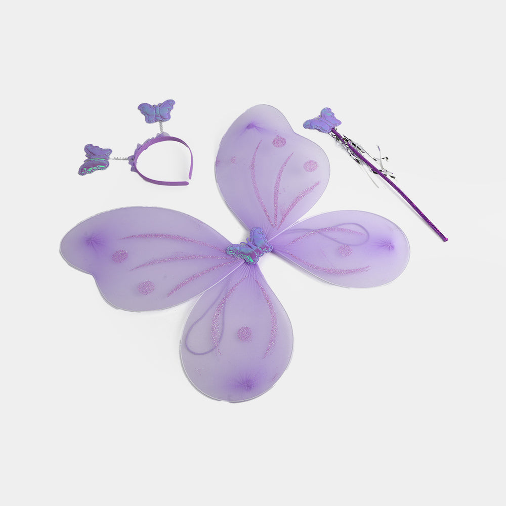 3-Piece Butterfly Fairy Wings Set