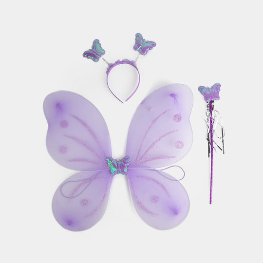 3-Piece Butterfly Fairy Wings Set