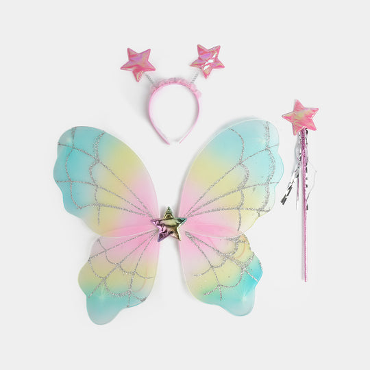 3-Piece Butterfly Fairy Wings Set