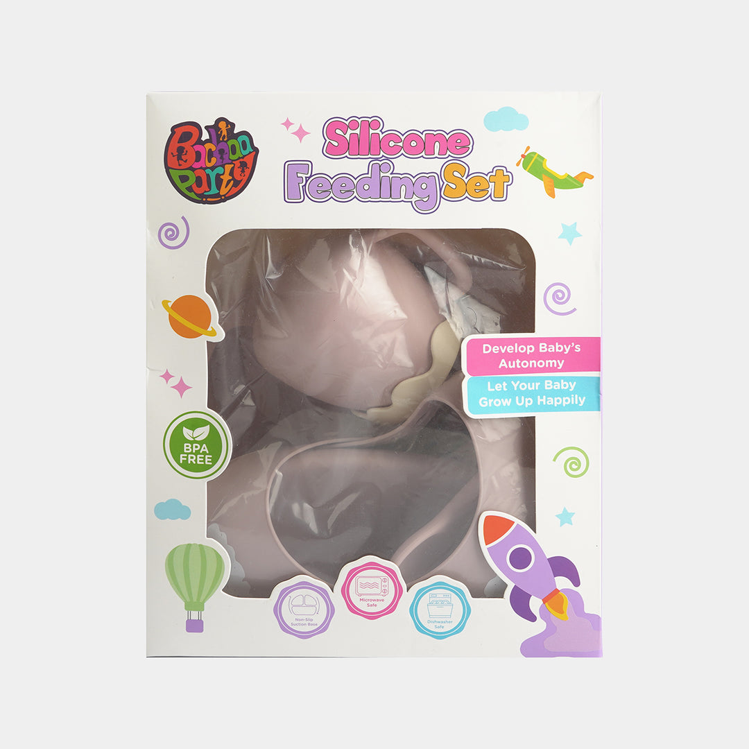 Silicone Baby Self-Feeding Set