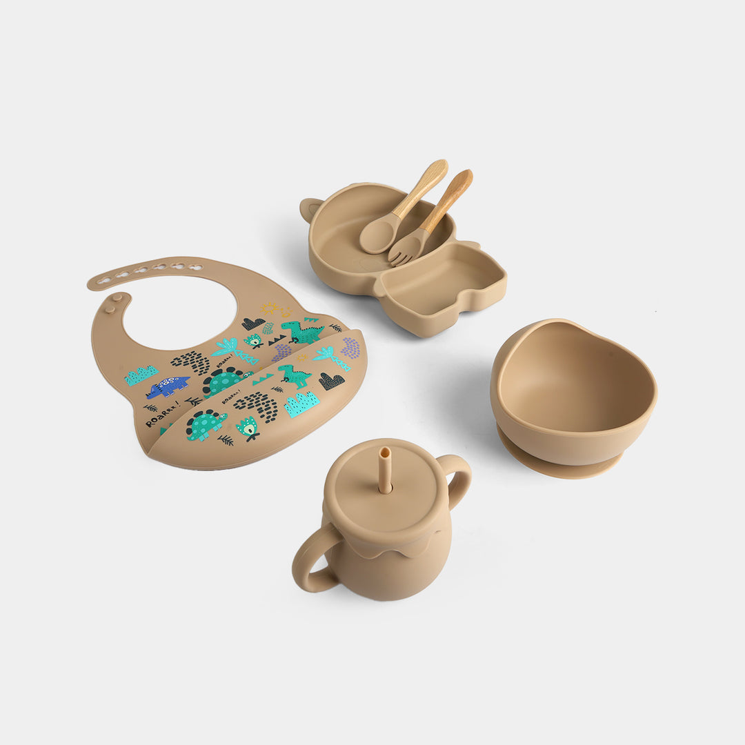 Silicone Baby Self-Feeding Set 6PCs