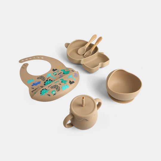 Silicone Baby Self-Feeding Set 6PCs