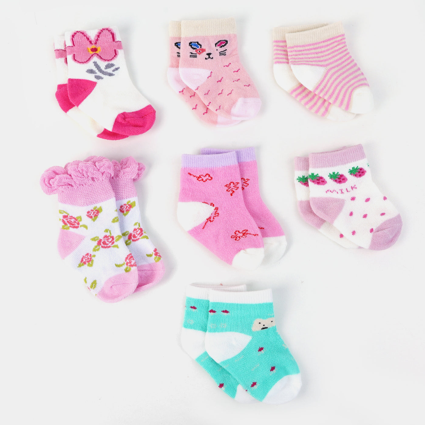 Socks 7 Pair | 0-12M