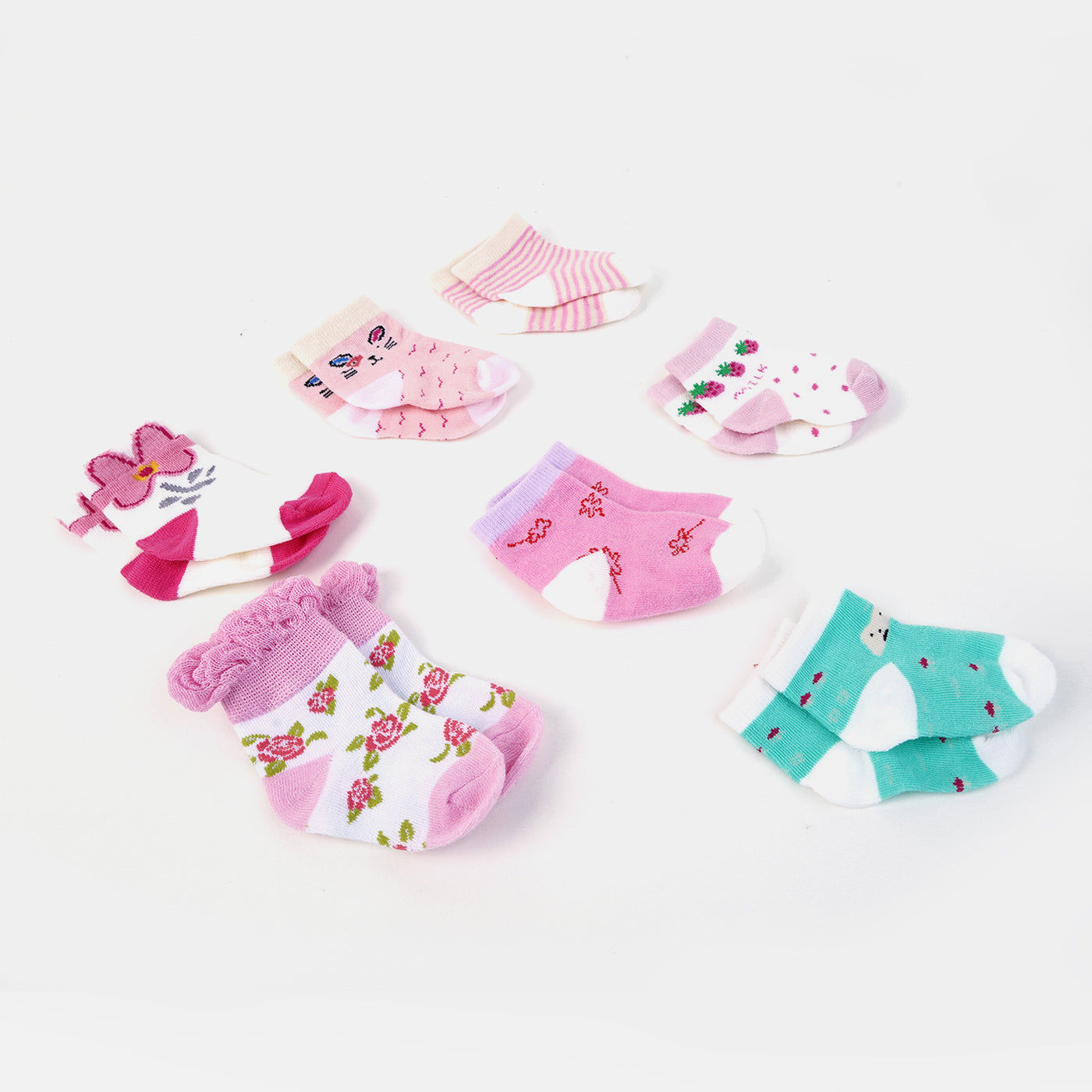 Socks 7 Pair | 0-12M