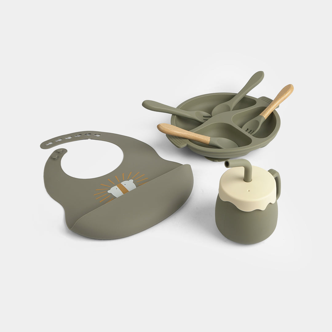Silicone Baby Self-Feeding Set