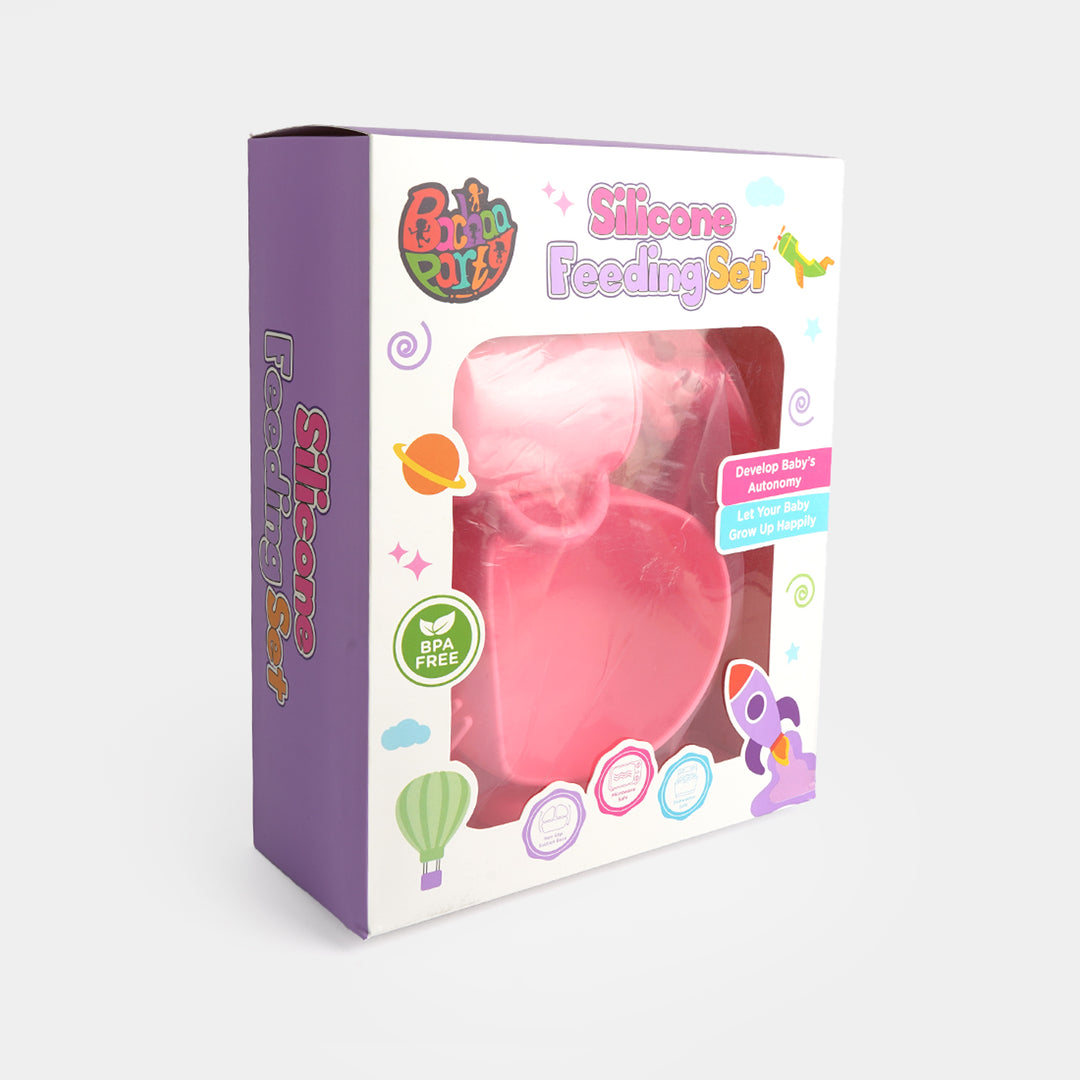 Silicone Baby Self-Feeding Set