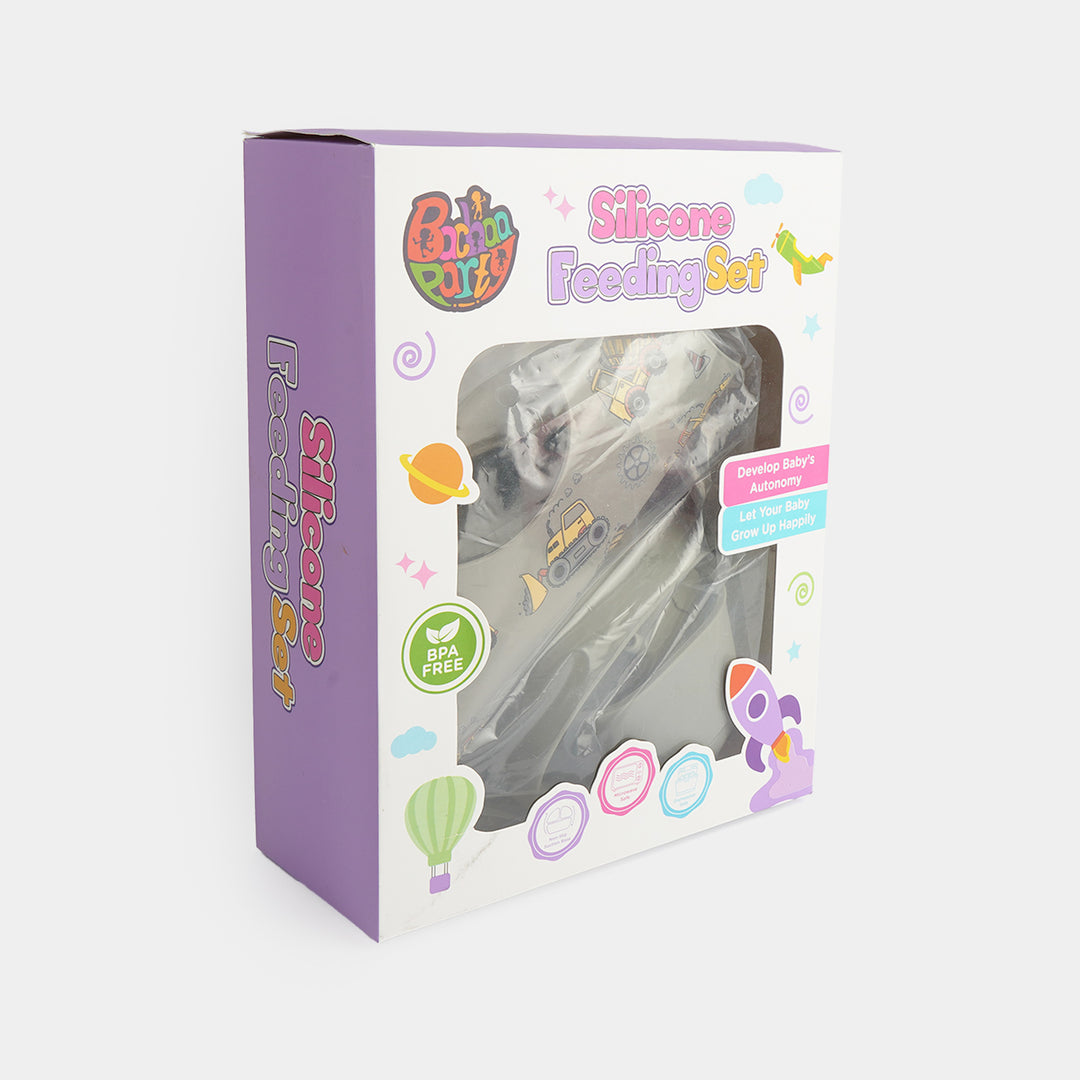 Silicone Baby Self-Feeding Set