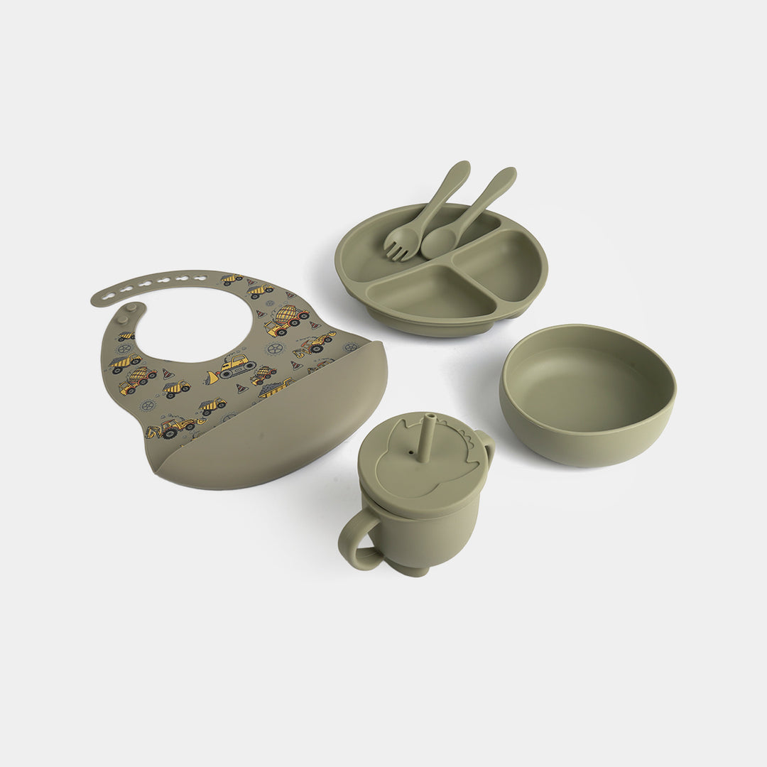 Silicone Baby Self-Feeding Set