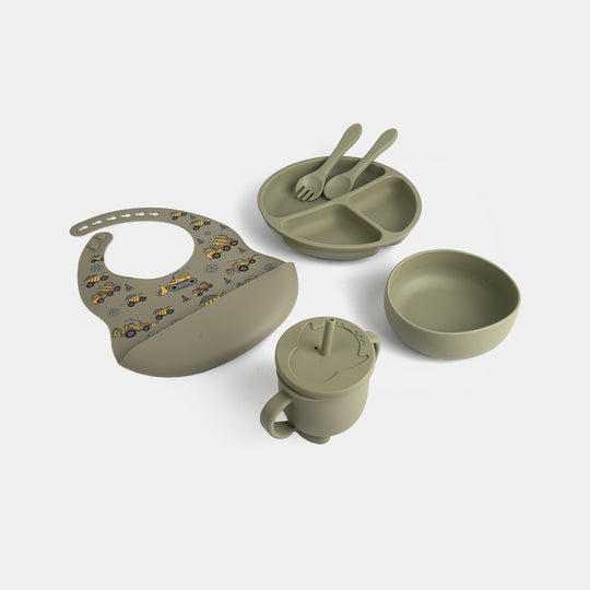 Silicone Baby Self-Feeding Set