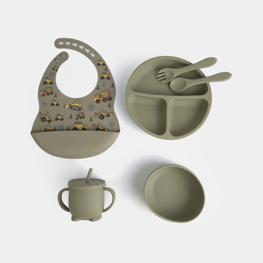 Silicone Baby Self-Feeding Set