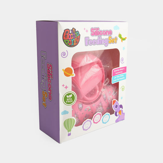 Silicone Baby Self-Feeding Set