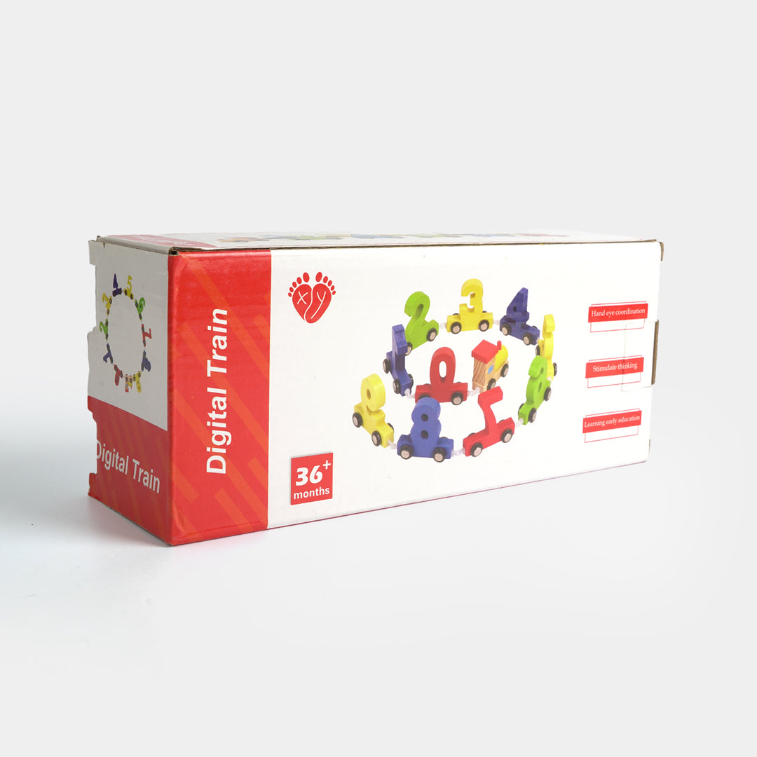Wooden Digital Number Train Toy
